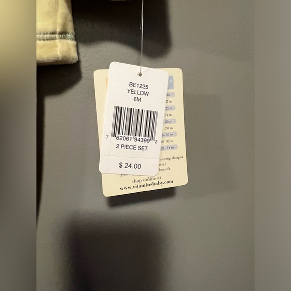 NWT! Vitamin Baby set, 6month, super soft! - Picture 2 of 6